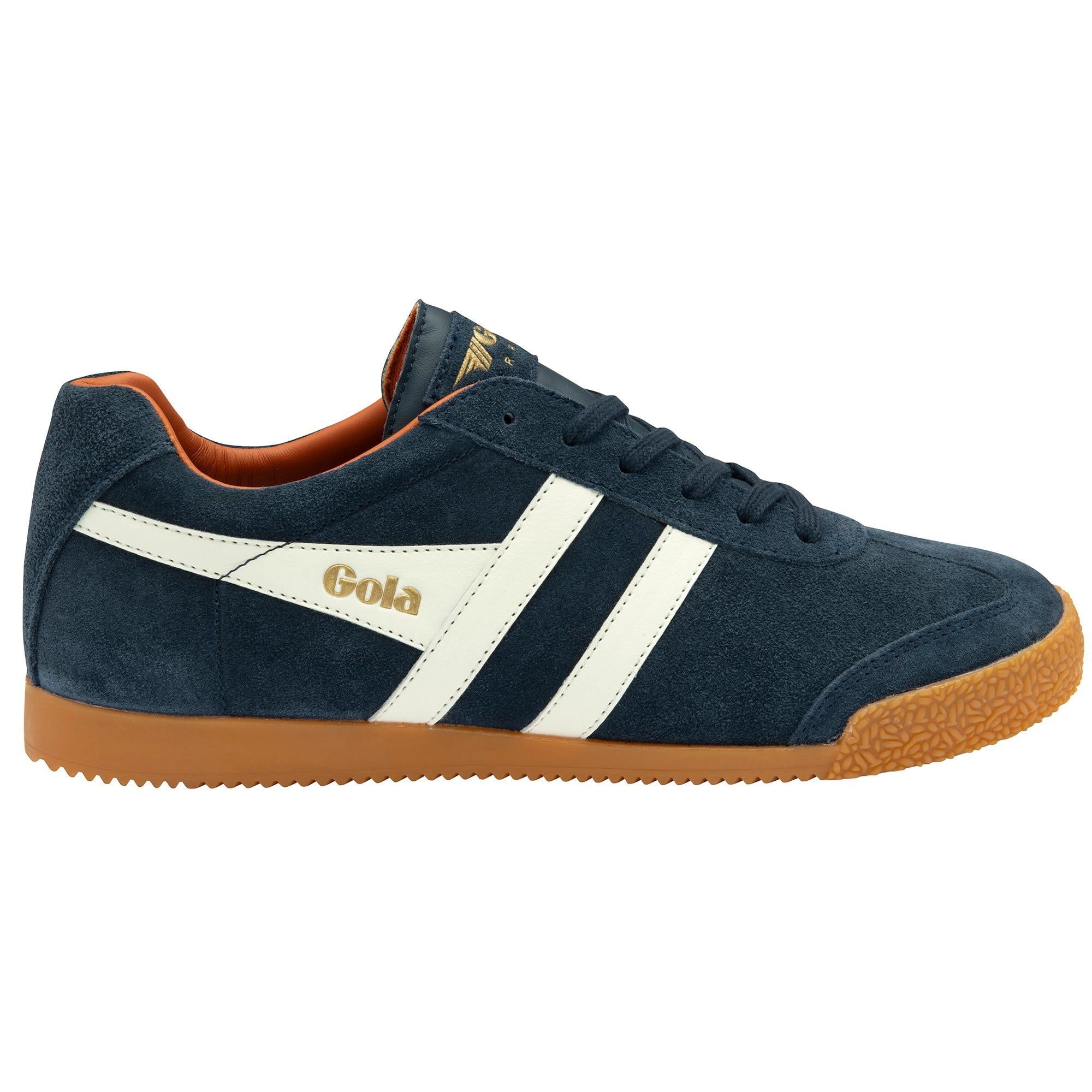 Gola Men's Harrier Blue Sneakers - Lightweight Running Shoes for Men | Casual Walking & Gym Workouts | Comfortable Athletic Footwear for Everyday Wear