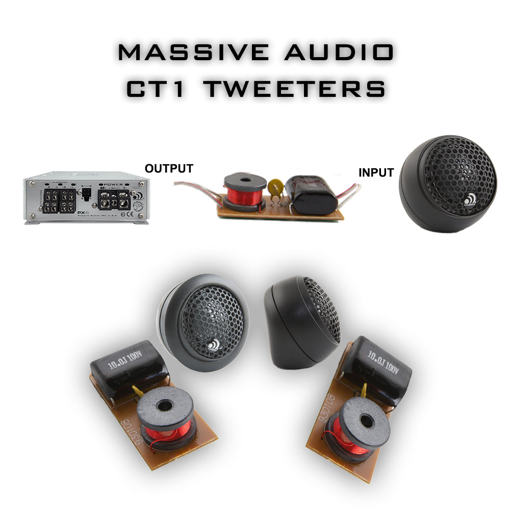 60 Watts RMS 25mm Silk Dome Tweeters - High-Quality Multi Mounting Car Audio Tweeters for Enhanced Sound Clarity in Vehicles & Home Audio Systems