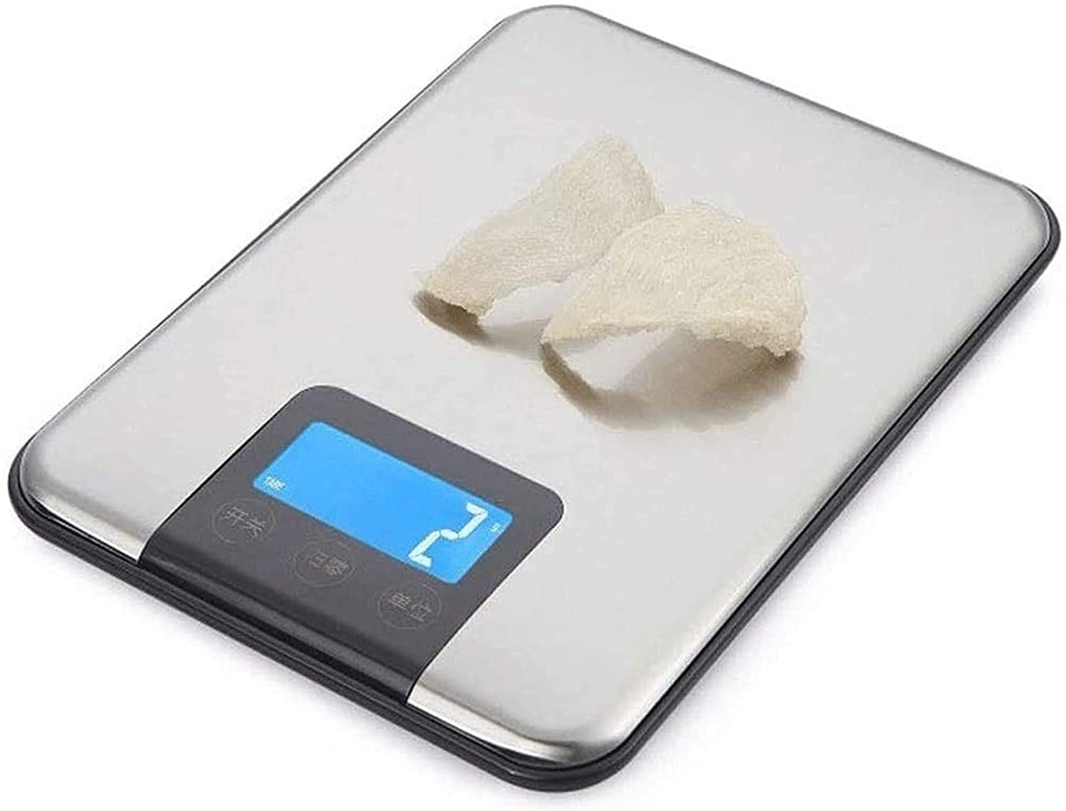 22lb Digital Food Scale with 1g/0.1oz Precision - Stainless Steel Kitchen Scale for Cooking, Baking, Meal Prep & Portion Control | Measures in Grams & Ounces