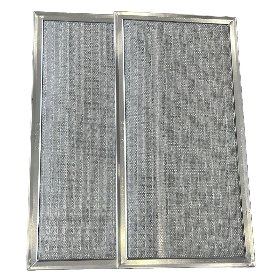 Fantech 414505 Washable Aluminum Mesh MERV 3 HRV/ERV Air Filter Kit - 12.375 x 6 x 0.25 Inches (Set of 2) - Perfect for Home Ventilation Systems & Air Purifiers