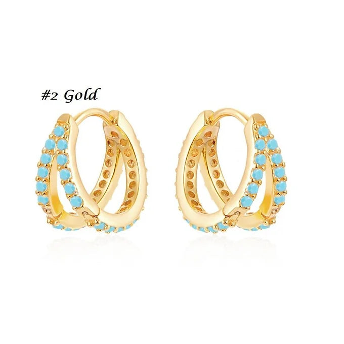 925 Sterling Silver Cartilage Hoop Earrings - 14K Gold Plated Huggie Hoops for Women, Minimalist Eternity Hoop Earrings for Cartilage & Helix Piercing | Perfect for Everyday Wear, Date Night & Gifts