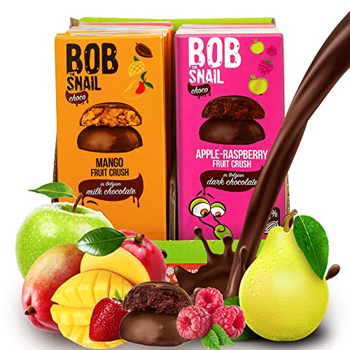 Healthy Fruit Snacks for Kids & Adults - 66 Count Gluten Free Variety Pack with Belgian Dark Chocolate Strawberry Cookies - Individually Wrapped No Sugar Added Low Calorie Candy - Perfect for Lunch Boxes, Office Snacks & Party Favors