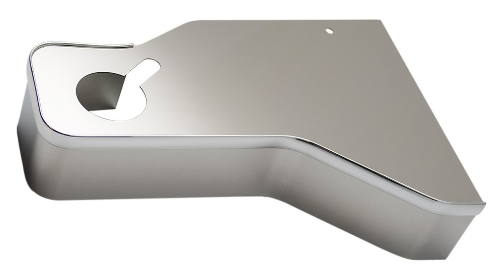 American Car Craft 153023 Polished Water Tank Cover with Cap - Universal Fit for Classic & Hot Rod Cars - Engine Bay Protection & Style Upgrade