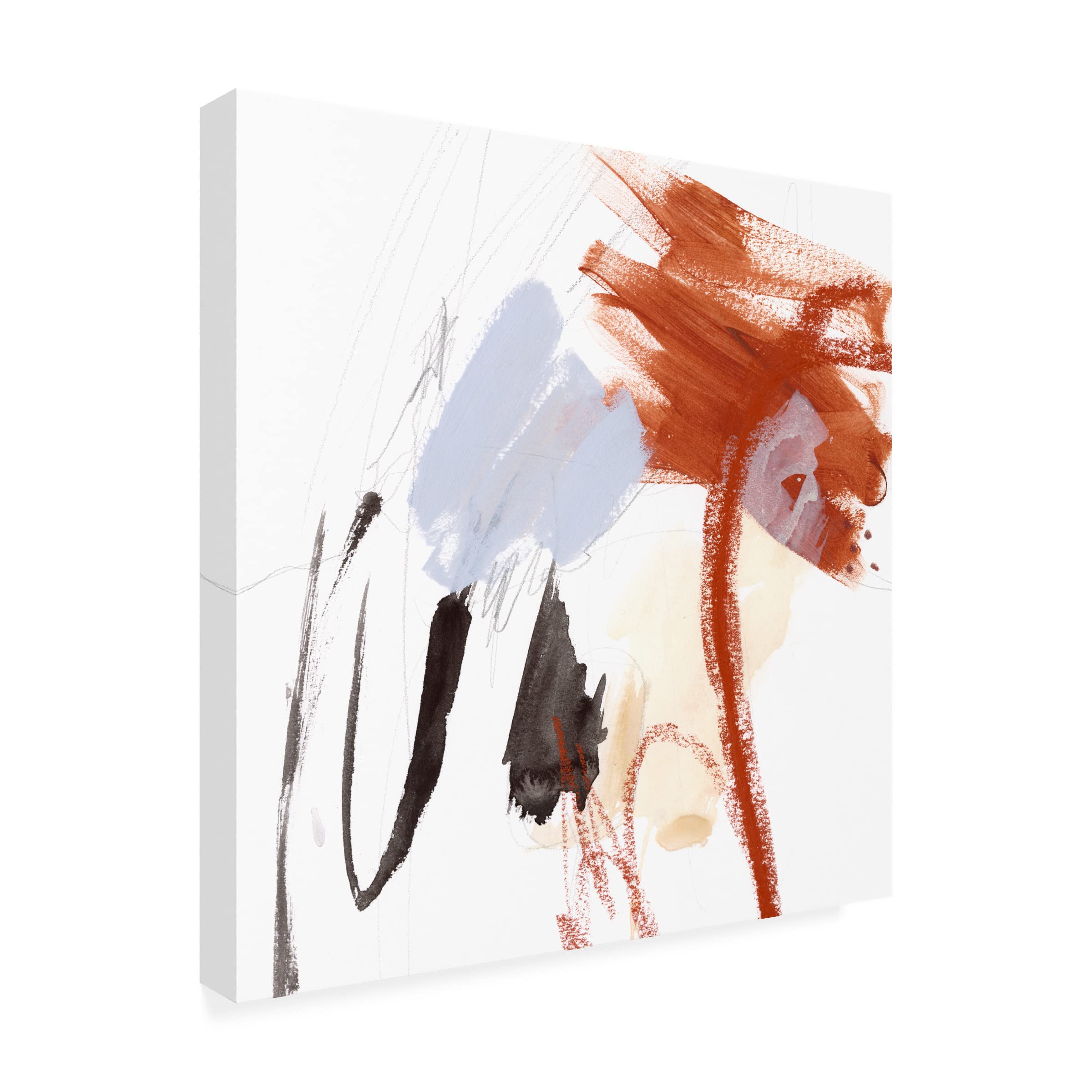 Victoria Borges 'Iron and Down I' Canvas Wall Art Print - Modern Abstract Home Decor for Living Room, Bedroom & Office | Trademark Fine Art Collection