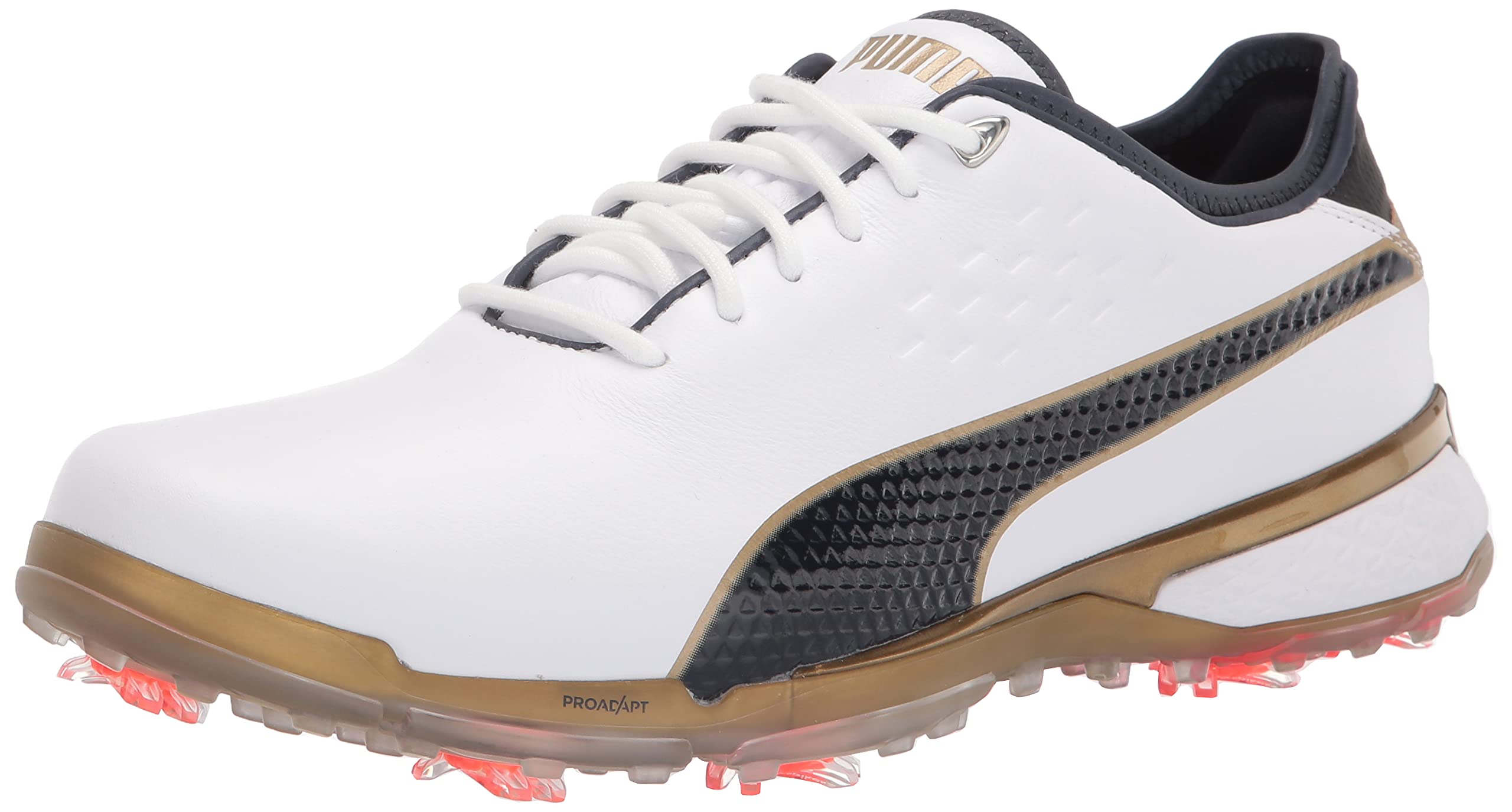 PUMA Men's Proadapt Delta Golf Shoes - Lightweight & Waterproof Spiked Golf Shoes for Men - Perfect for Golf Tournaments & Outdoor Sports
