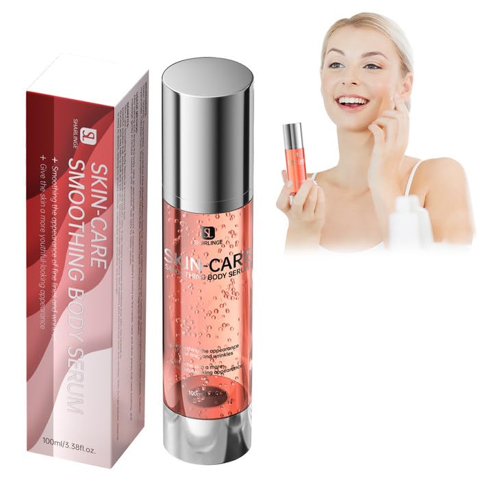 Glossy Anti-Wrinkle Body Serum for Women - Hyaluronic Acid Firming & Hydrating Moisturizer - Perfect for Dry Skin Care & Holiday Gifts (Christmas, New Year) - Use After Shower for Silky Smooth Skin
