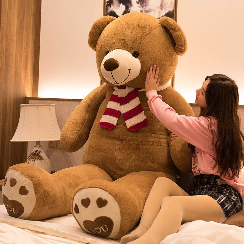 6.5ft Giant Stuffed Teddy Bear - Soft & Cuddly Large Plush Toy for Kids & Adults | Perfect for Gifts, Bedroom Decor, and Snuggling