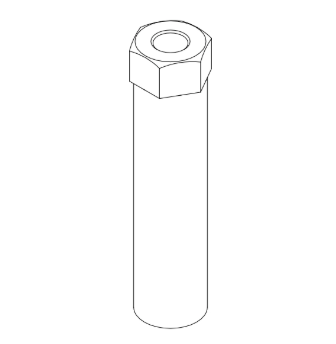 SR10302532 Tall Exhaust Valve Fitting - Heavy Duty Replacement Part for Trucks, RVs & Industrial Equipment - Perfect for Engine Repair & Maintenance