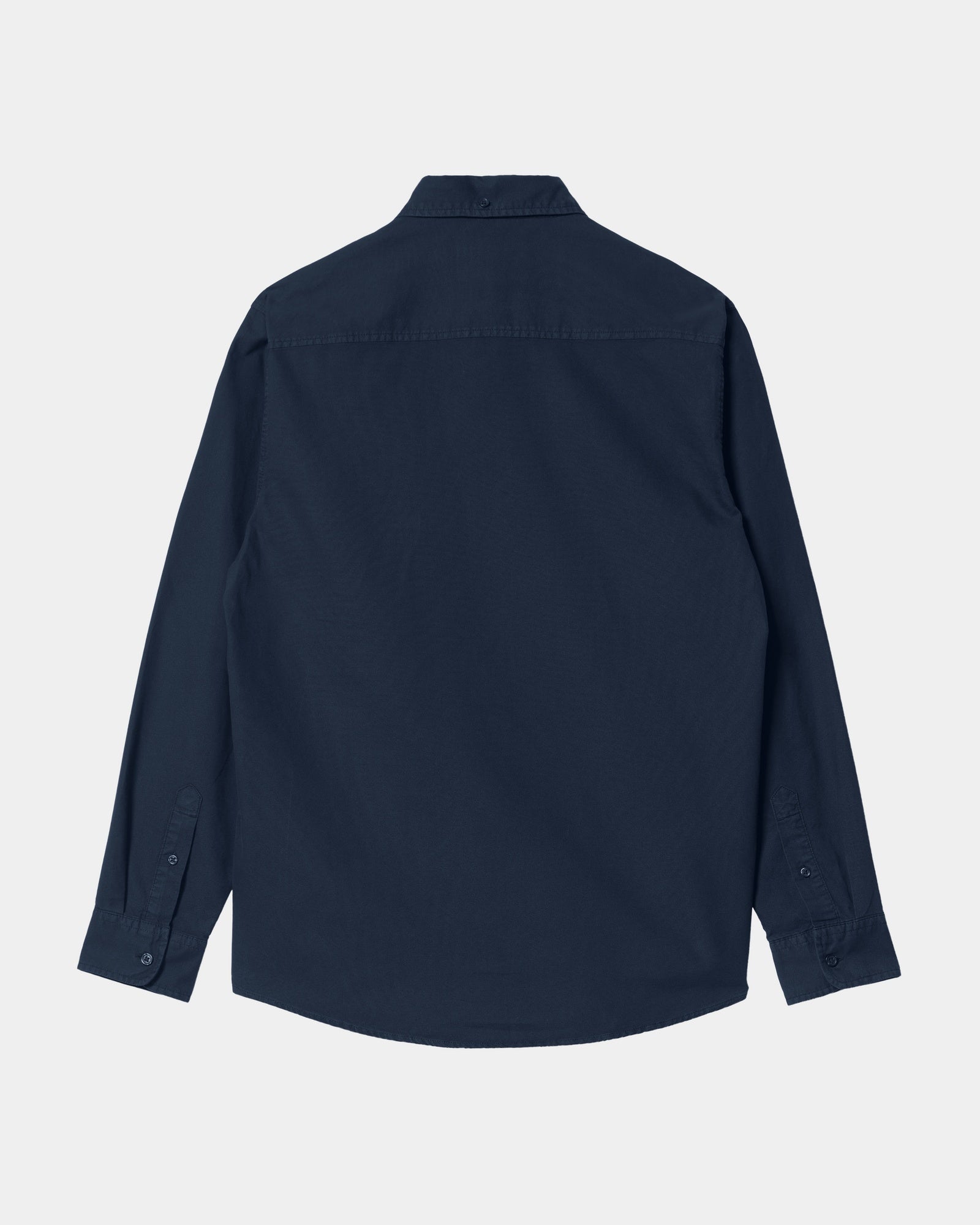 Bolton Men's Casual Slim Fit Button Down Shirt - Dark Navy Blue for Business, Office & Everyday Wear