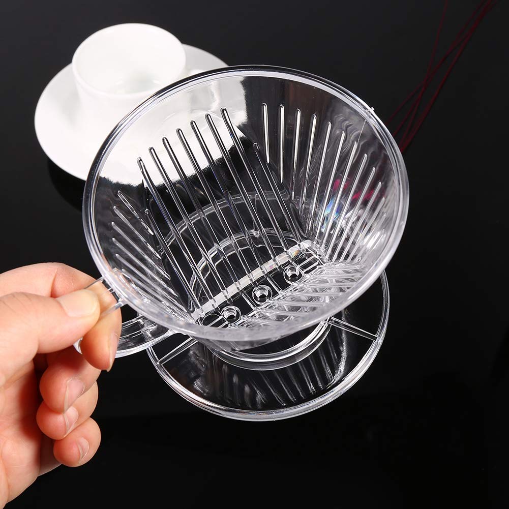 MAGT Transparent Resin Coffee Filter - Reusable & Paperless Plastic Coffee Dripper for Perfect Brewing | Ideal for Pour Over, Cold Brew & French Press Coffee Makers
