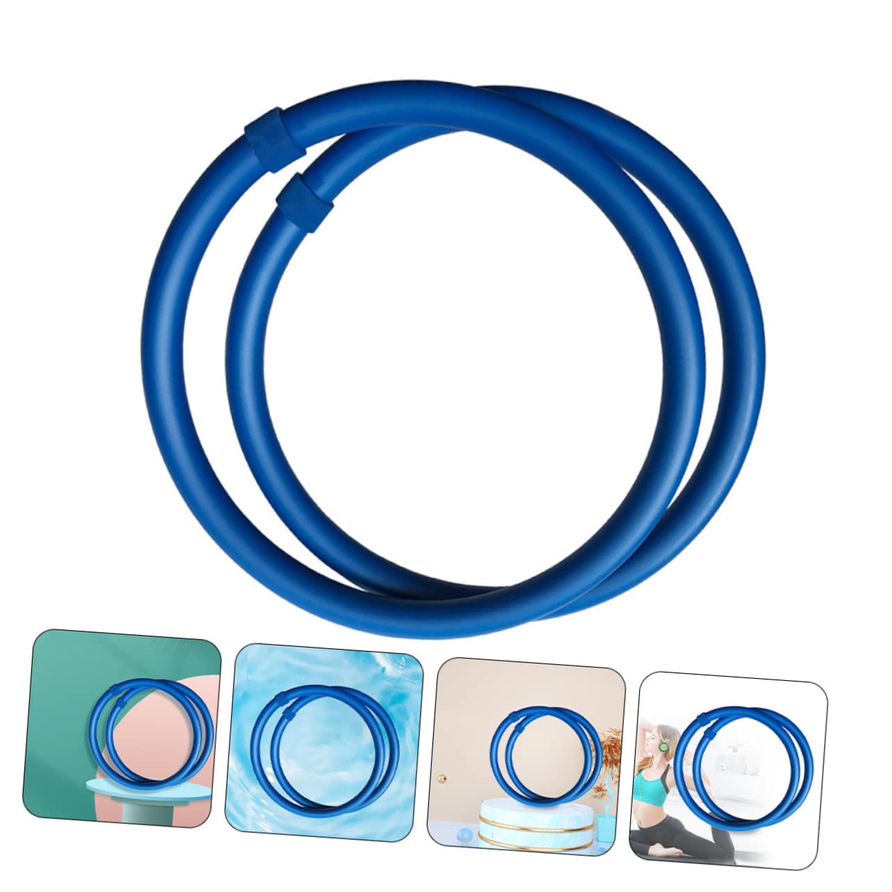 1 Pair Yoga Armbands for Women - Adjustable Fitness Arm Hoops for Weight Loss & Toning - Workout Accessories for Yoga, Pilates & Home Exercise - Perfect for Gym, Studio & Outdoor Training