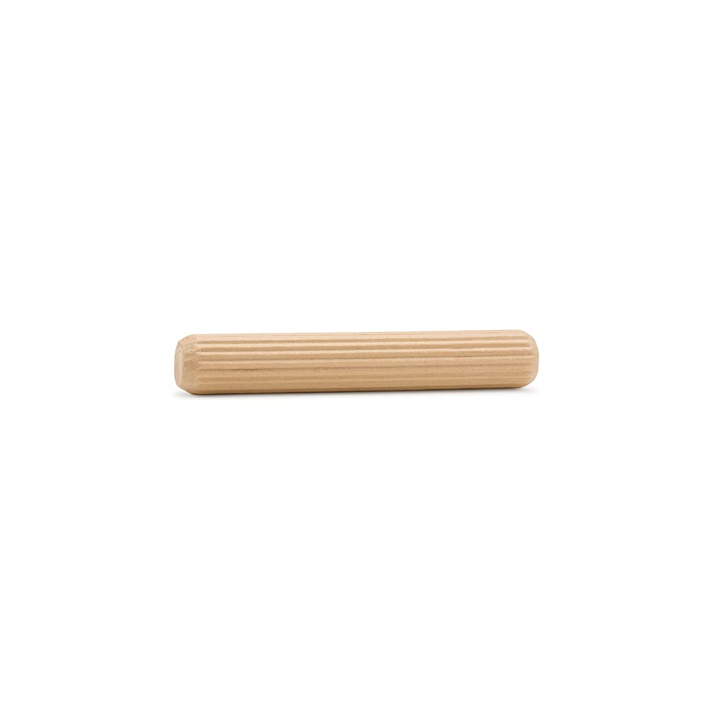 Wooden Dowel Pins 3 x 3/8 Inch - Pack of 1000 Fluted Dowel Joints for Woodworking, Furniture Making & DIY Crafts - Premium Hardwood Dowels by Woodpeckers - Perfect for Cabinet Assembly, Toy Making & Home Repair Projects