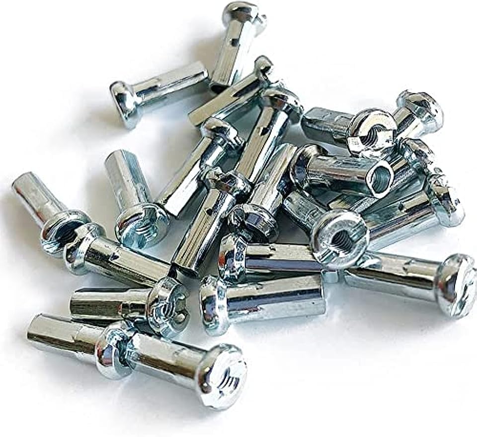 13G High-Carbon Steel E-Bike Spokes - 2.3mm Diameter, 20-Piece J-Bend Spoke Set with 12mm Nipples for MTB, E-Bike & Tricycle - Perfect for Off-Road Biking, Commuting & Electric Bike Maintenance
