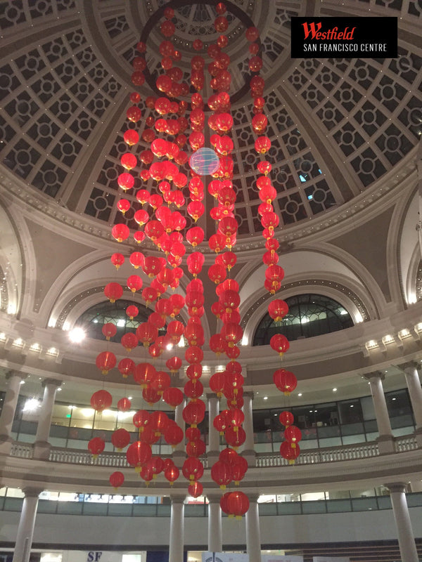 18 Inch Red Traditional Nylon Chinese Lantern with Tassel - Decorative Hanging Lantern for Asian Festivals, Weddings, and Home Decor