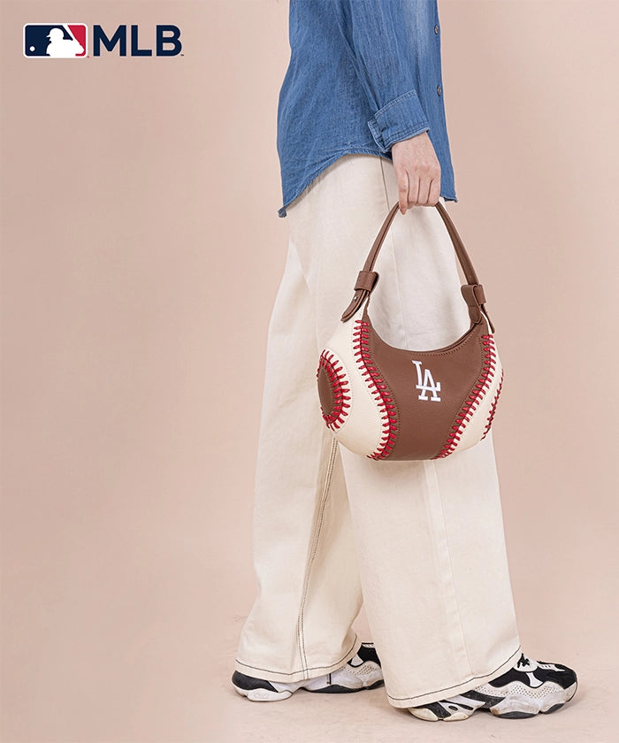 MLB Los Angeles Dodgers Crossbody Hobo Bag for Women - Stylish Shoulder Purse for Baseball Games, Travel & Daily Use