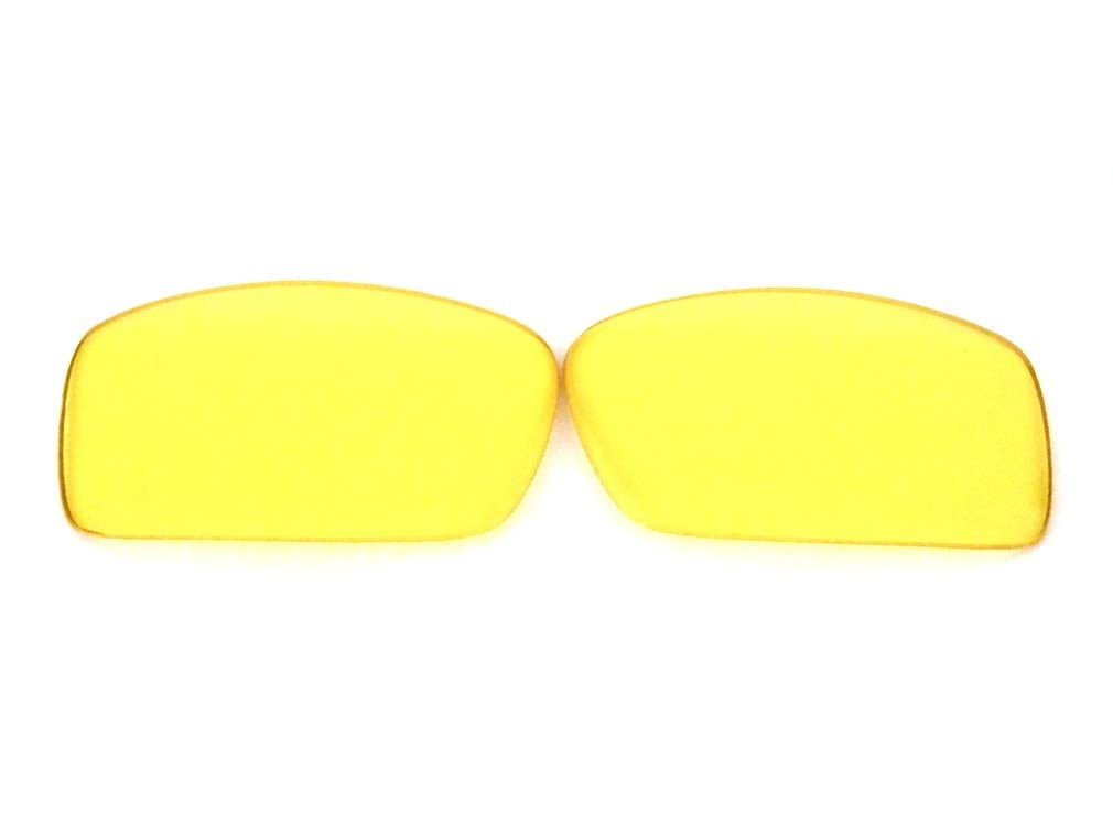 GALAXYLENSE Replacement Lenses for Oakley Gascan Sunglasses - Multiple Color Options (Yellow Night Vision) | UV Protection & Enhanced Clarity for Cycling, Running & Outdoor Sports