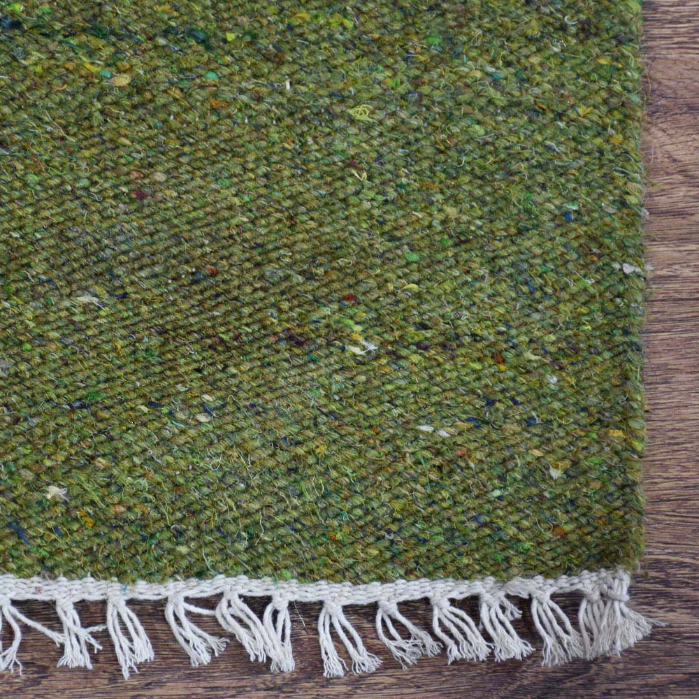 Purity Hand Woven Rug - Soft Bohemian Area Rug for Living Room, Bedroom & Nursery - Eco-Friendly Natural Fiber Floor Mat