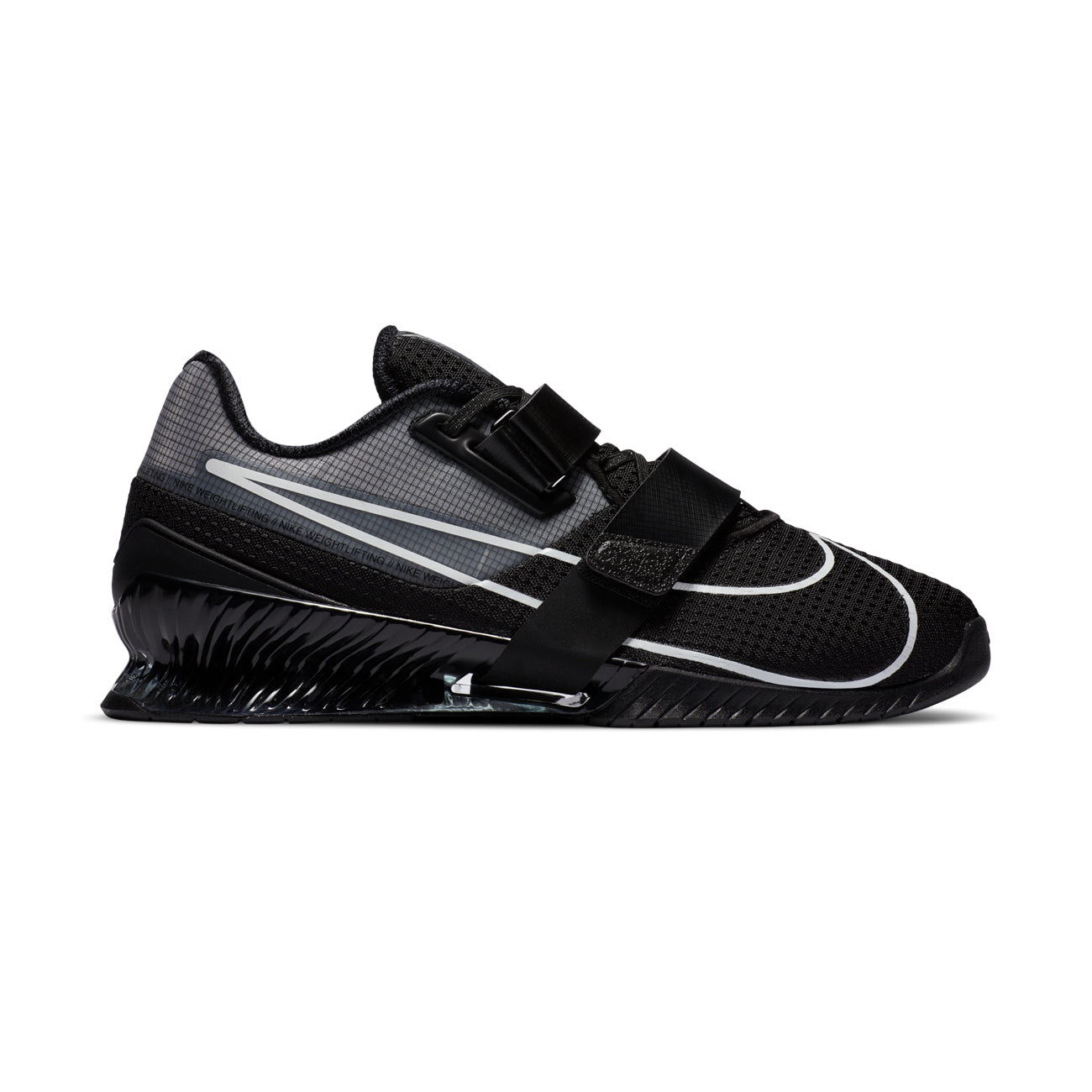 Nike Romaleos 4 Weightlifting Shoes for Men & Women - Black | Powerlifting, CrossFit & Olympic Lifting Gym Training Footwear