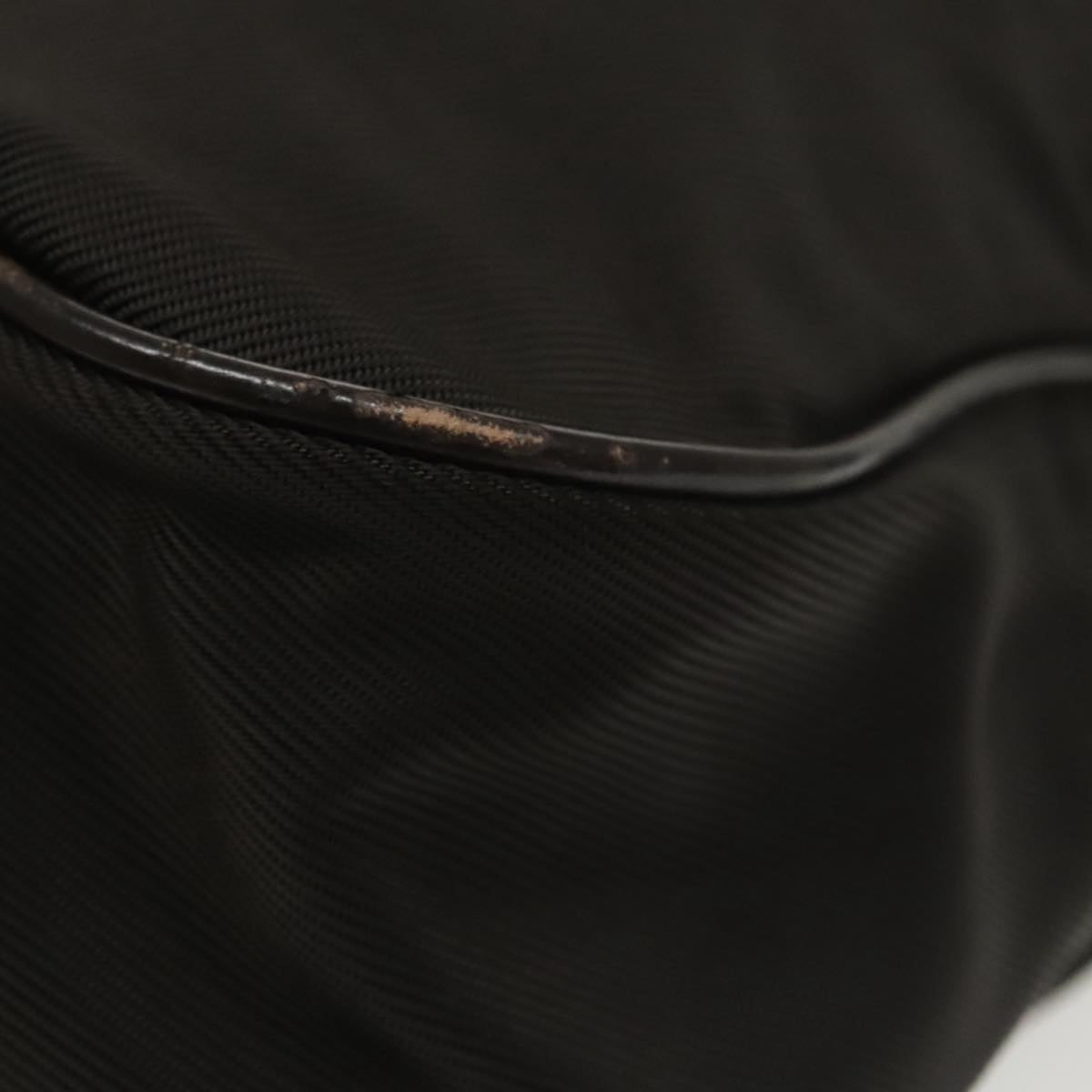 Eco-Friendly Bamboo Shopper Tote Bag - Black Nylon Reusable Grocery Bag for Shopping, Beach & Daily Use