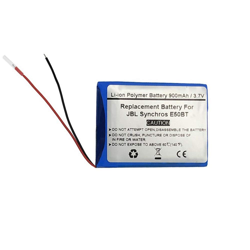 900mAh 3.7V Replacement Battery for JB L Synchros E50BT & P433638 Bluetooth Headphones - Long-Lasting Power for Music, Calls & Wireless Listening