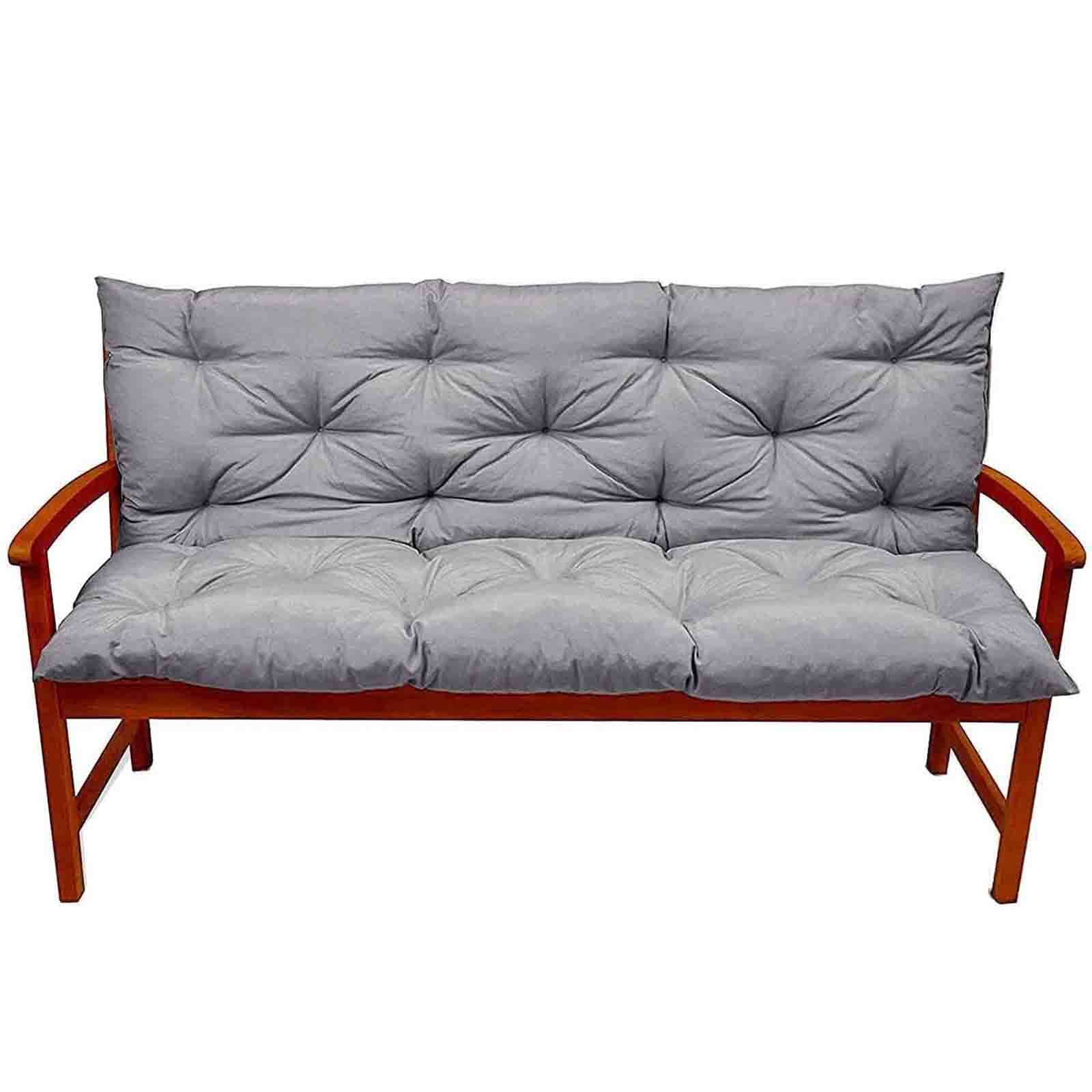 **Waterproof 2-3 Seat Garden Swing Bench Cushion with Backrest – Outdoor Patio Furniture Replacement Cushion, Anti-Deformation & Durable for Loungers, Chairs – Perfect for Backyard, Deck, and Poolside Relaxation**