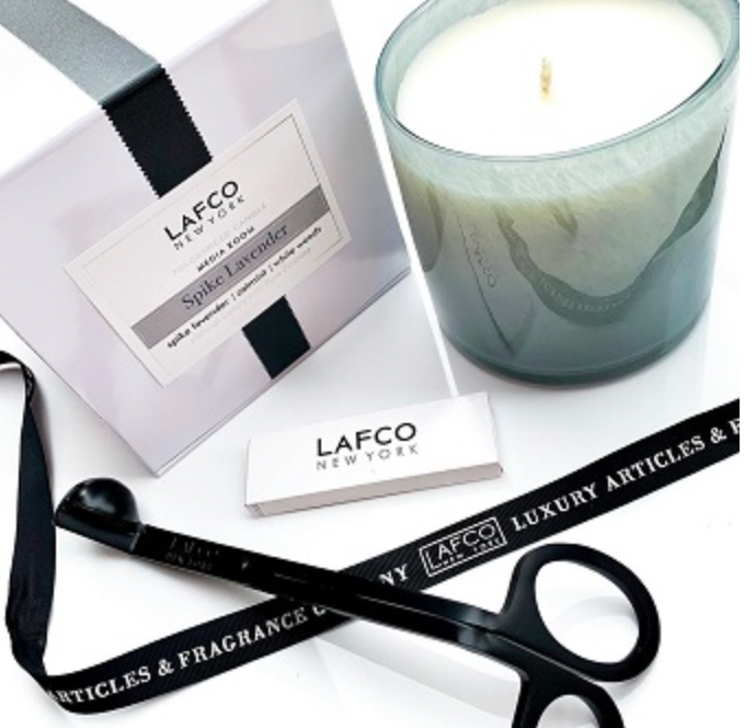 LAFCO Fragranced Candle - Spike Lavender Scent | Premium Soy Wax Candle for Home, Spa & Relaxation | Perfect for Bedroom, Bathroom & Meditation Spaces