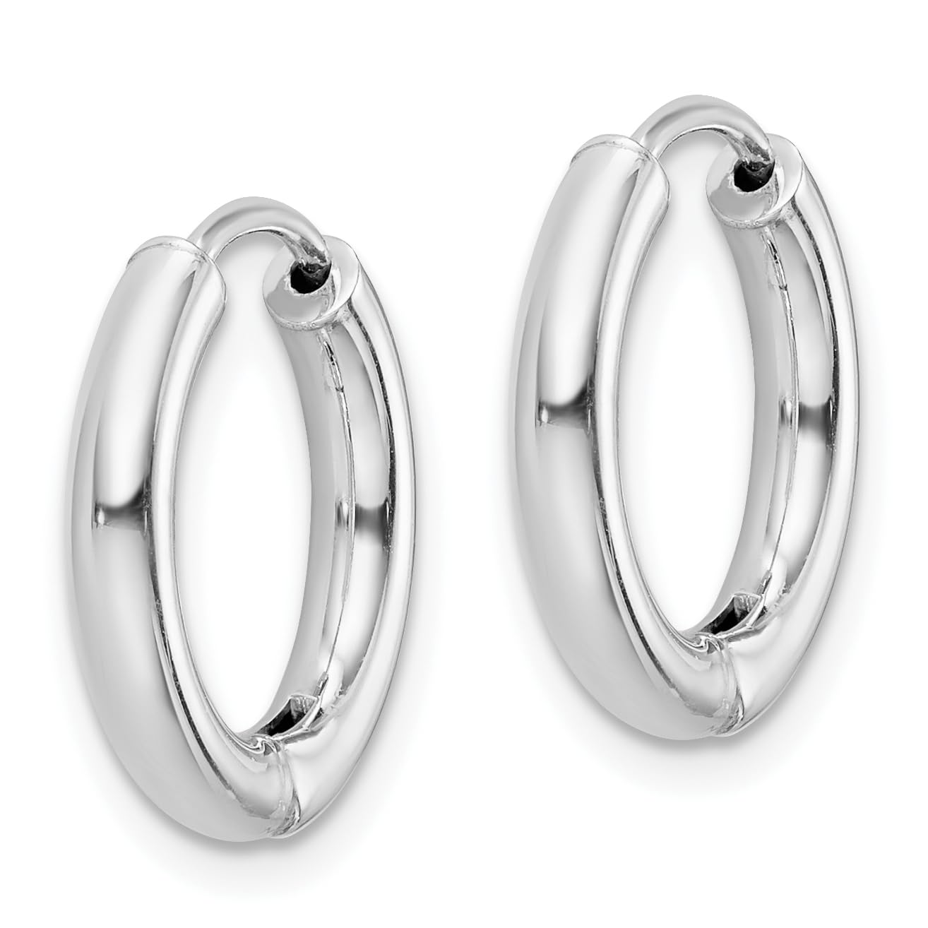925 Sterling Silver Hinged Huggie Hoop Earrings for Women - Small Minimalist Everyday Hoops for Cartilage, Helix & Lobe Piercing - Perfect for Work, Date Night & Gifts