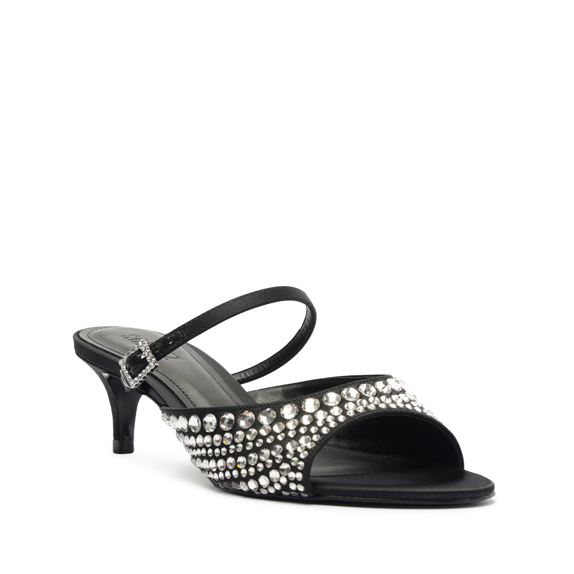 Louise Low Satin Sandal - Women's Comfortable Dress Sandals for Weddings, Parties & Special Occasions