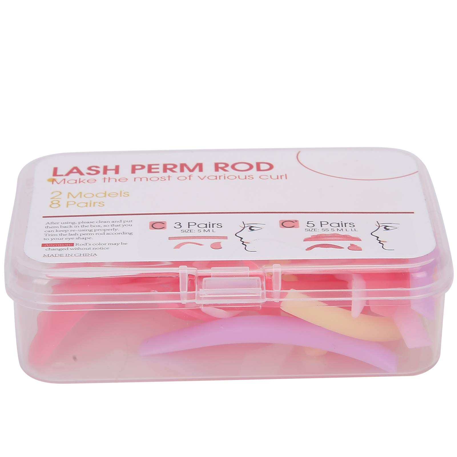 Professional Silicone Eyelash Perming Curler & Lifting Pad - Reusable Lash Perming Tool for Salon & Home Use - Perfect for DIY Eyelash Lifting & Volume Enhancement