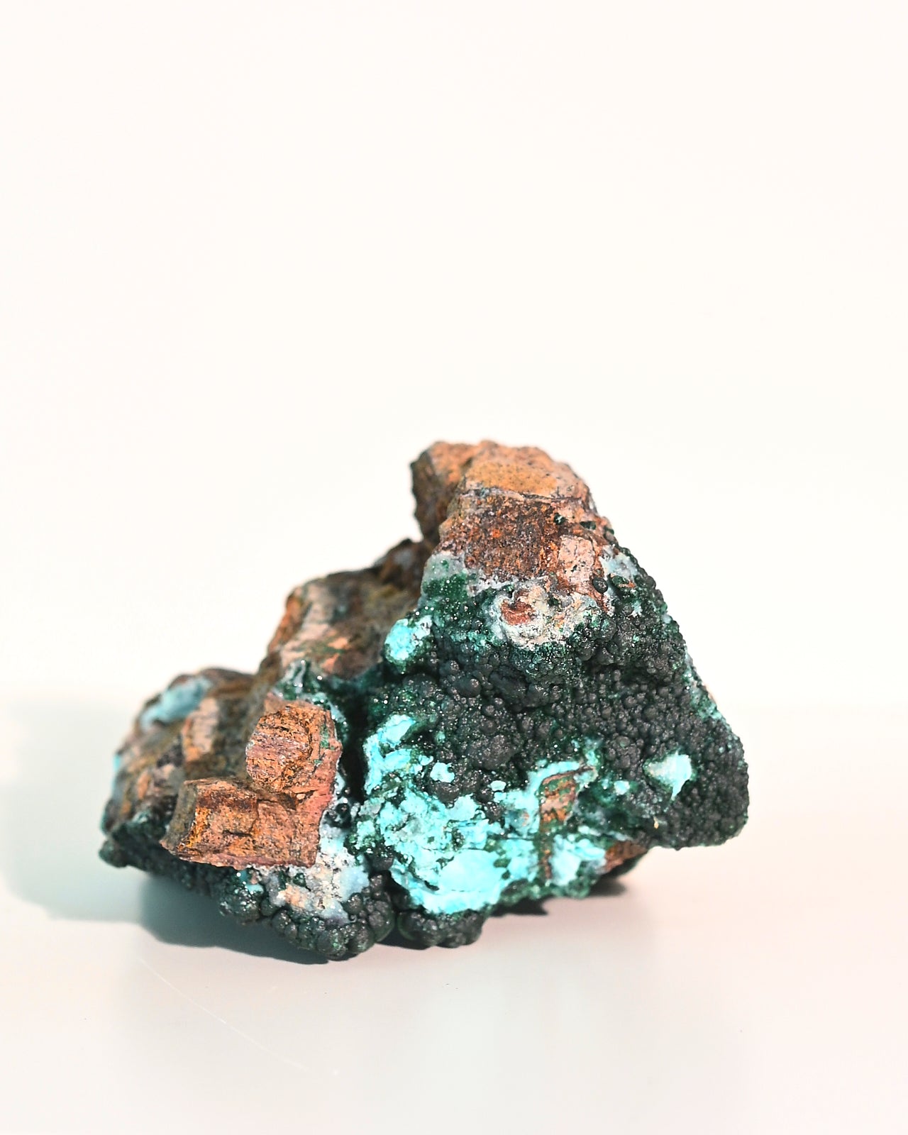 Natural Druzy Chrysocolla Gemstone - 4 Inch Healing Crystal for Jewelry Making, Home Decor & Spiritual Healing | Perfect for Meditation, Energy Work & Gift Giving