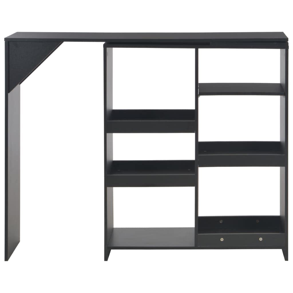 Modern Black Bar Table 54.3