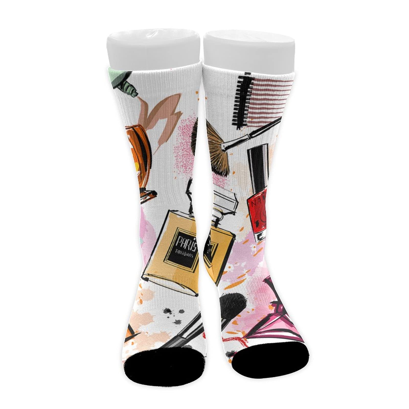 Premium Vintage Socks - Luxury Soft Polyester Athletic Socks for Women & Men - Breathable Running Socks with Fuzzy Lining for Gym, Jogging & Everyday Comfort