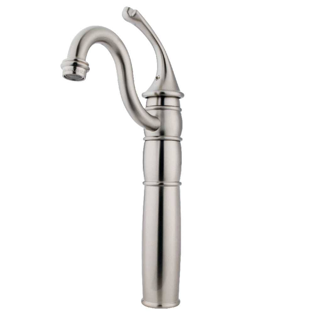 Kingston Brass KB1422GL Modern Vessel Sink Faucet - Single Handle Bathroom Sink Faucet with High Arc Spout for Vanity, Powder Room & Guest Bathroom