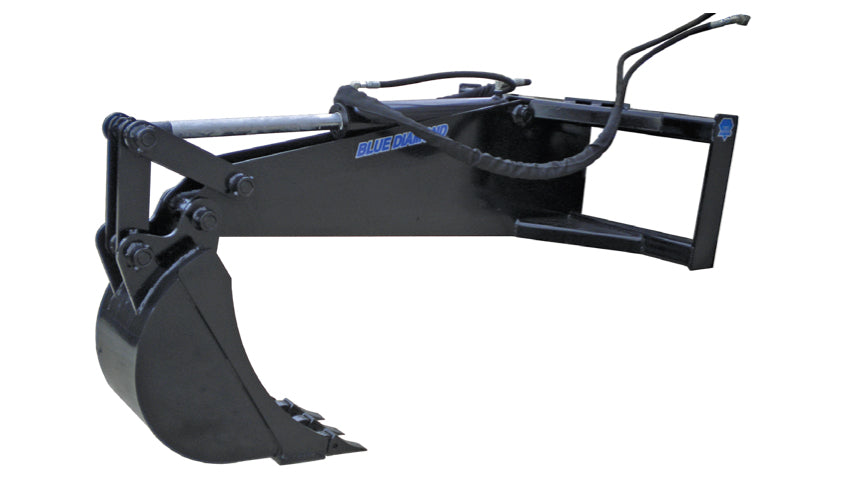 Blue Diamond Backhoe Attachment Hydraulic Bracket - Heavy Duty Excavator Accessory for Tractor & Skid Steer Loaders | Perfect for Digging, Trenching & Landscaping Projects