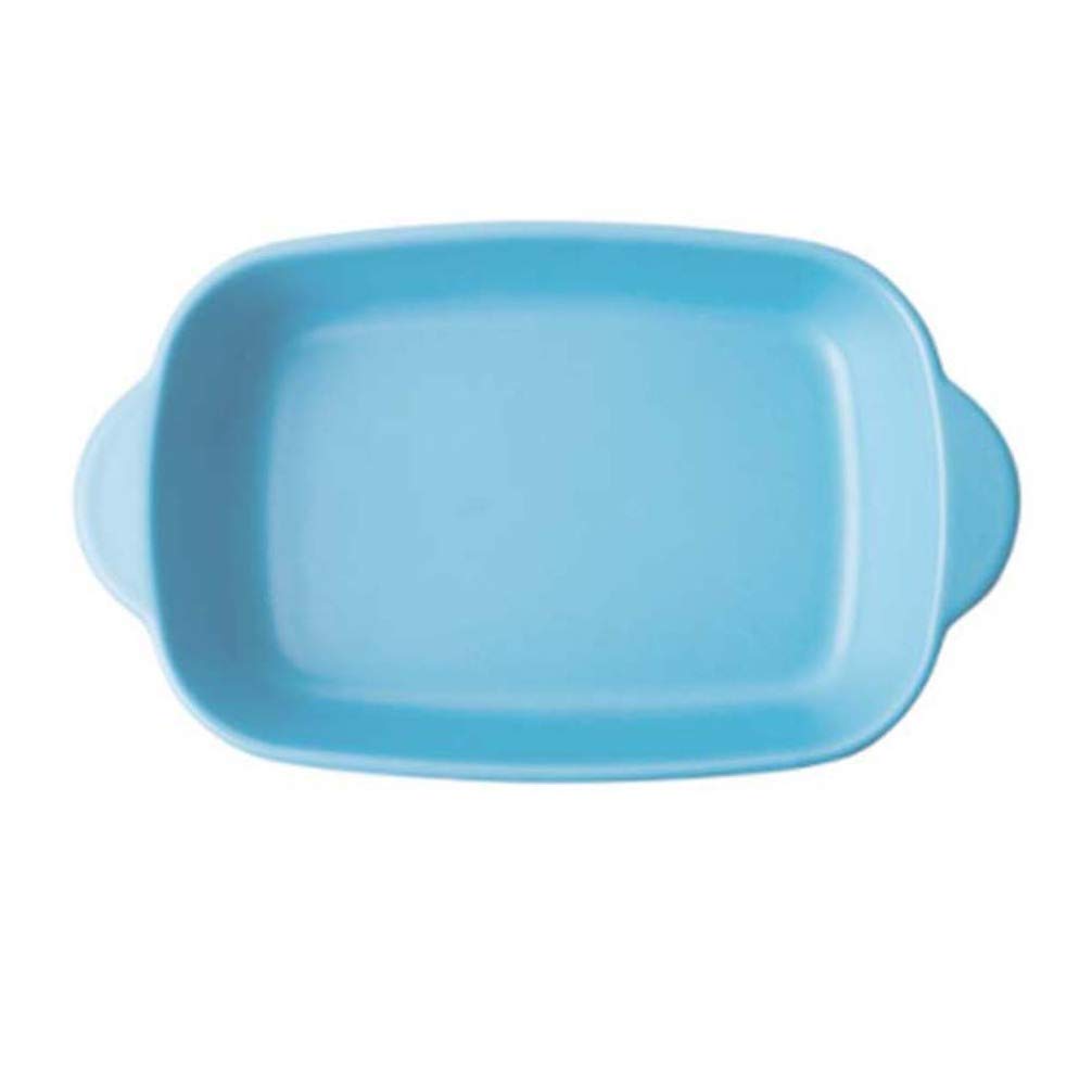1pc High Temperature Ceramic Baking Pan with Handles - Non-Stick Cheese Cake Tart Bread Bakeware for Oven, Perfect for Baking, Roasting & Serving Dishes
