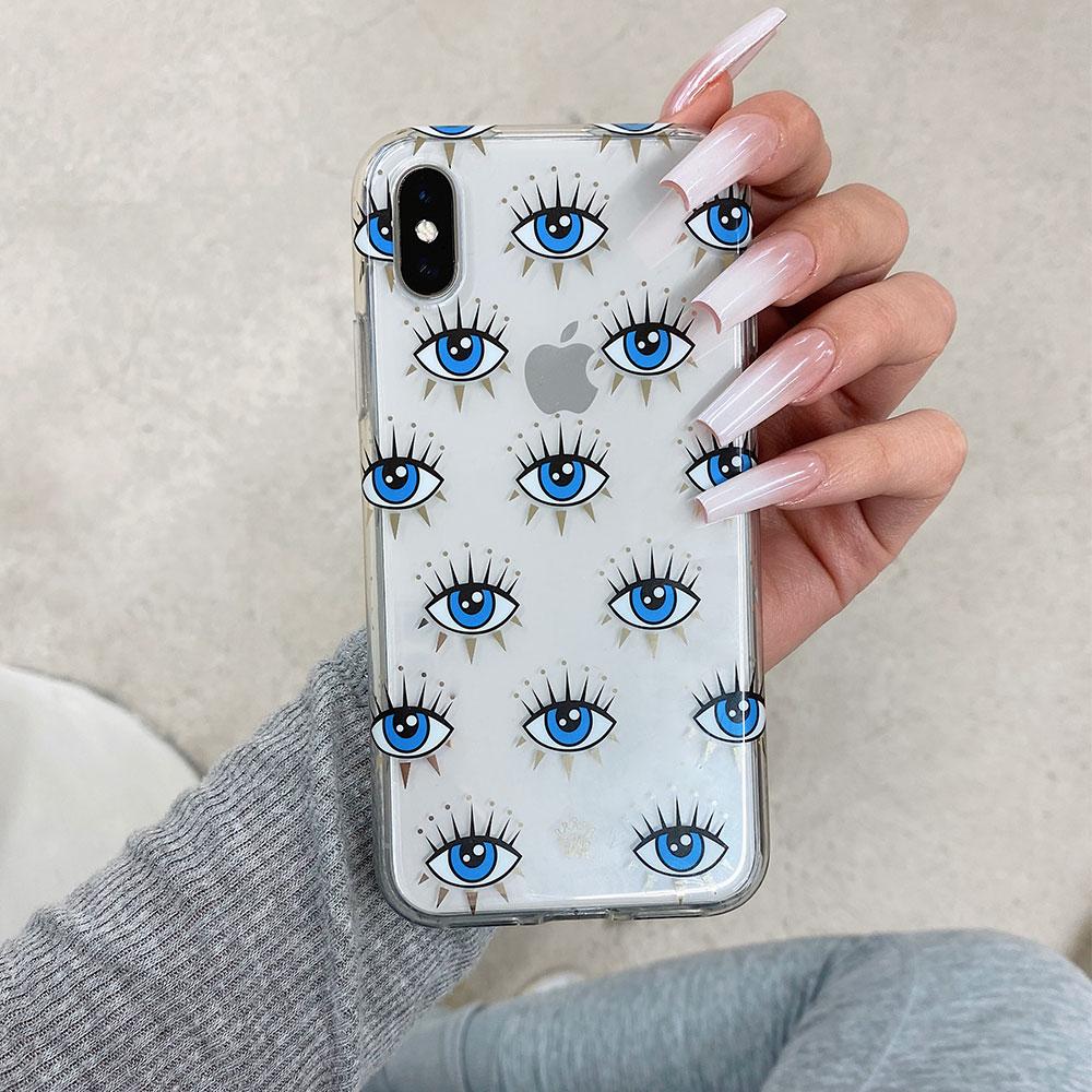 Evil Eye Protection iPhone Case - Stylish & Durable Phone Cover for iPhone 13/12/11/XR - Perfect for Travel, Parties & Daily Use