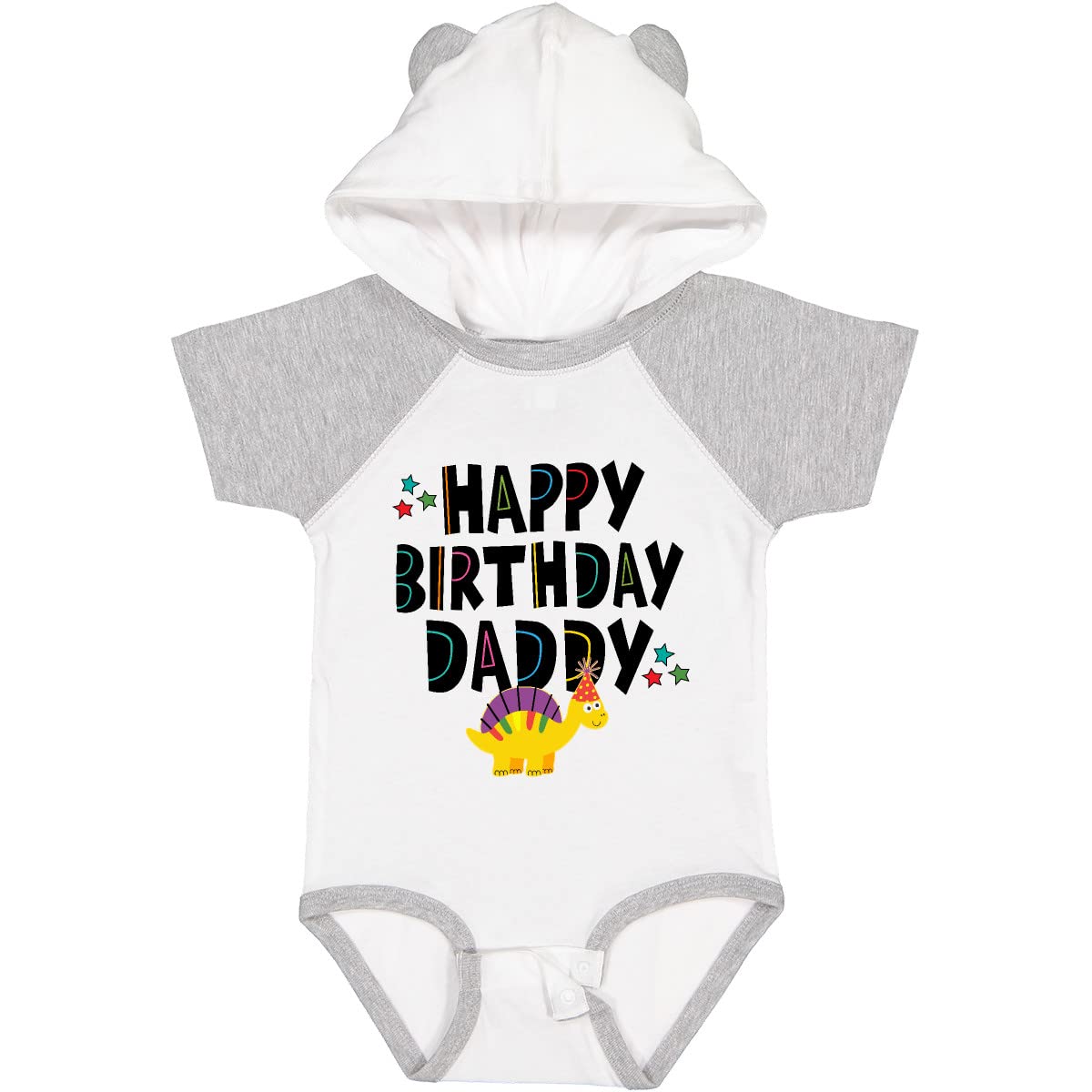 Inktastic Happy Birthday Daddy Baby Bodysuit - Cute Outfit for Birthday Party, Father's Day & Family Celebrations - Perfect Gift for New Dads & Infants