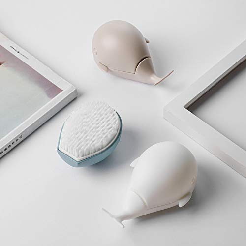Hovico 3-Pack Silicone Cleaning Brushes - Little Whale Design Nail & Toe Scrubber, Clothes & Shoes Cleaning Brush with Ergonomic Handle - Perfect for Bathroom, Kitchen, and Personal Hygiene Care