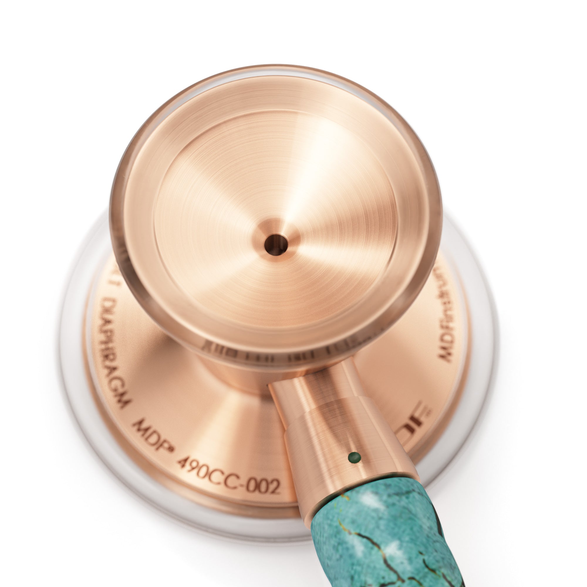 ProCardial® Titanium Cardiology Stethoscope - Turquoise & Rose Gold | Premium Medical Stethoscope for Doctors, Nurses & Healthcare Professionals | Ideal for Cardiac Exams, Patient Monitoring & Clinical Use