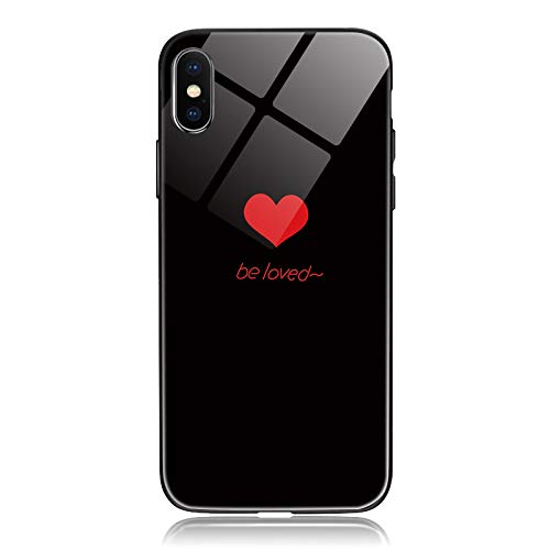 **Samsung Galaxy A21 Tempered Glass Screen Protector & Cute Love Heart Pattern Case - Soft Silicone TPU Bumper, Shockproof, Anti-Scratch, Yellow - Perfect for Girls & Women (Ideal for Daily Use, Work, School & Travel)**