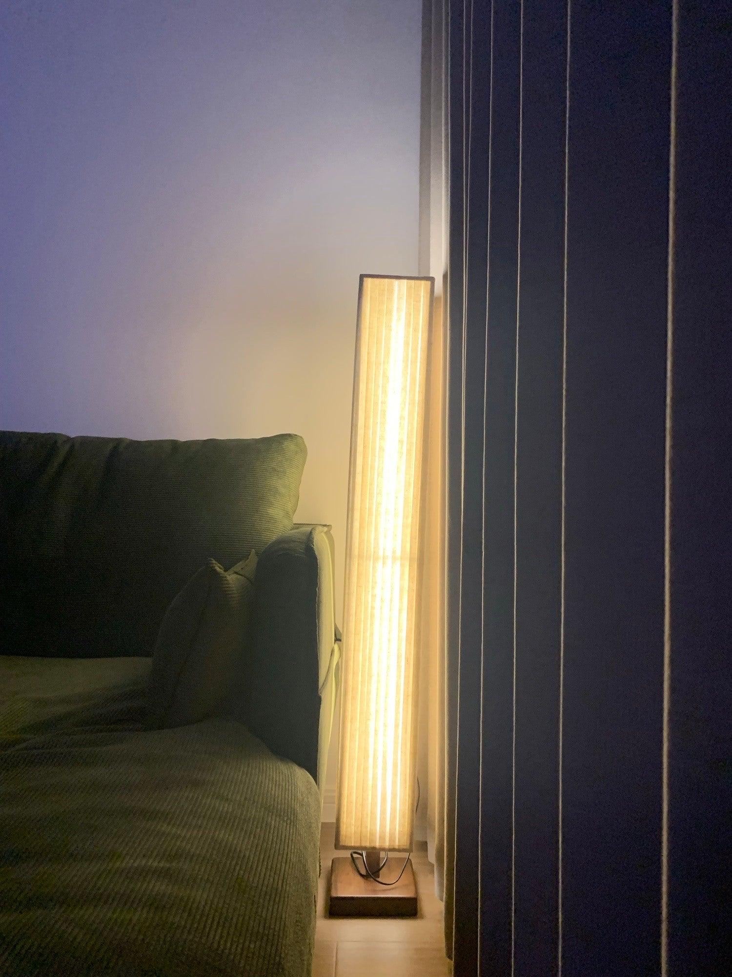 Bailey Modern Floor Lamp with Adjustable Height - Bright LED Standing Light for Living Room, Bedroom, or Office - Perfect for Reading, Working, and Relaxing