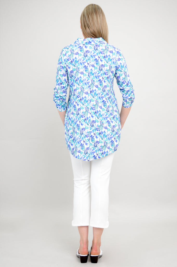 Celine Blouse Women's Linen Bamboo Shirt | Melbourne Style Summer Top | Perfect for Office Wear & Casual Outings