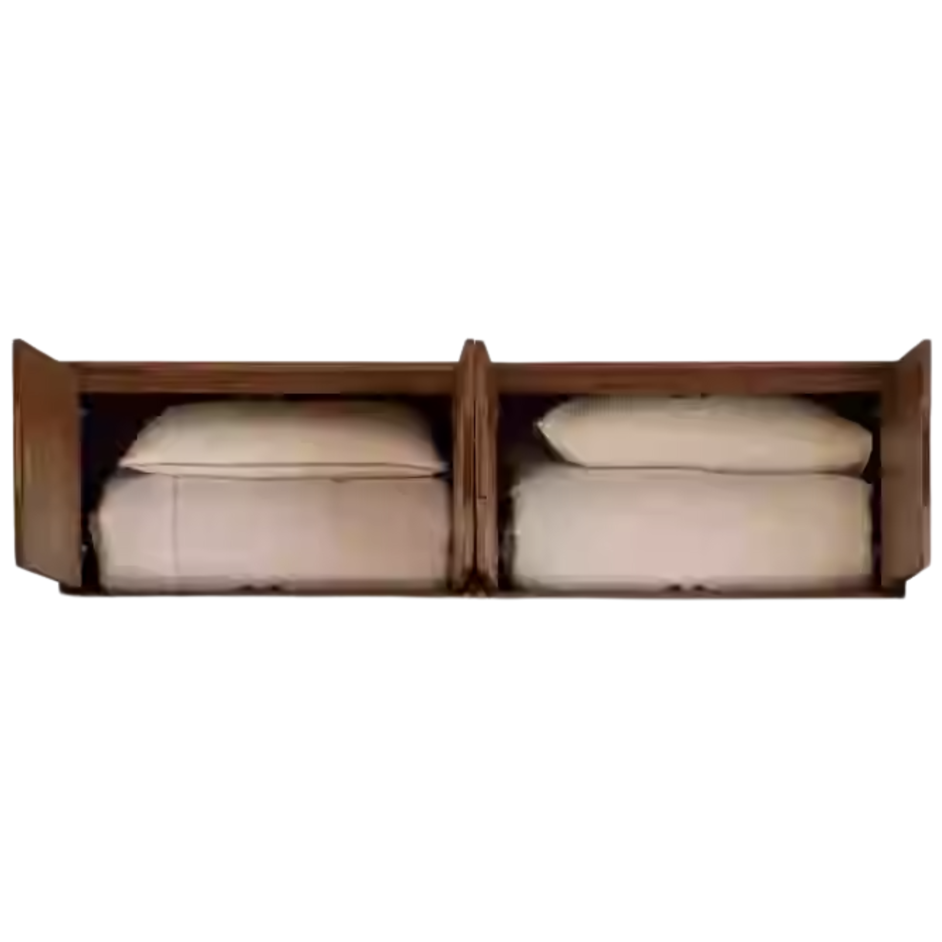 Solid Black Walnut Wood Large Wardrobe - Spacious Closet Organizer for Bedroom, Walk-in Closet & Master Suite Storage