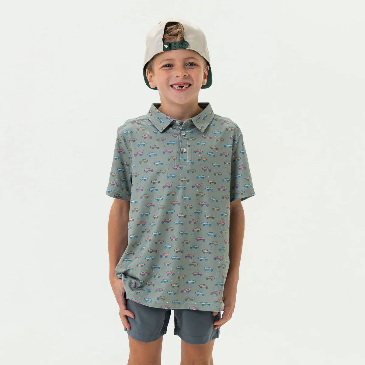 Burlebo Youth Polo Shirt for Boys - Comfortable Cruiser Style - Perfect for School, Sports, and Casual Wear