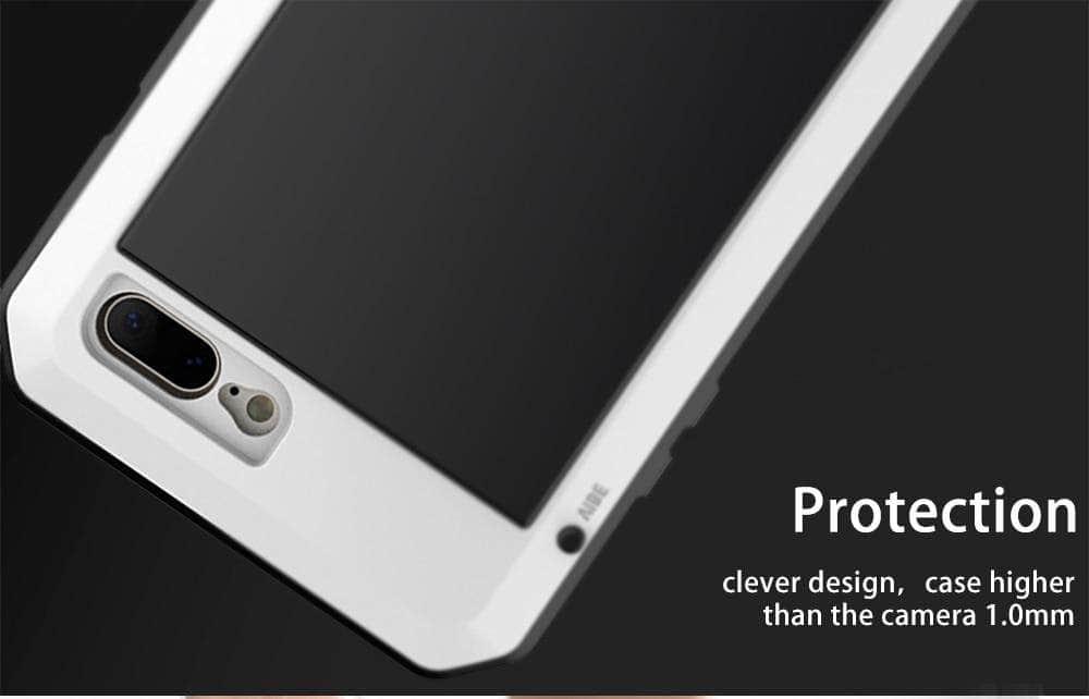 Durable Metal & Soft Silicone iPhone 13 Pro Case - Shockproof Full Protective Bumper Cover for Everyday Use, Travel & Outdoor Activities