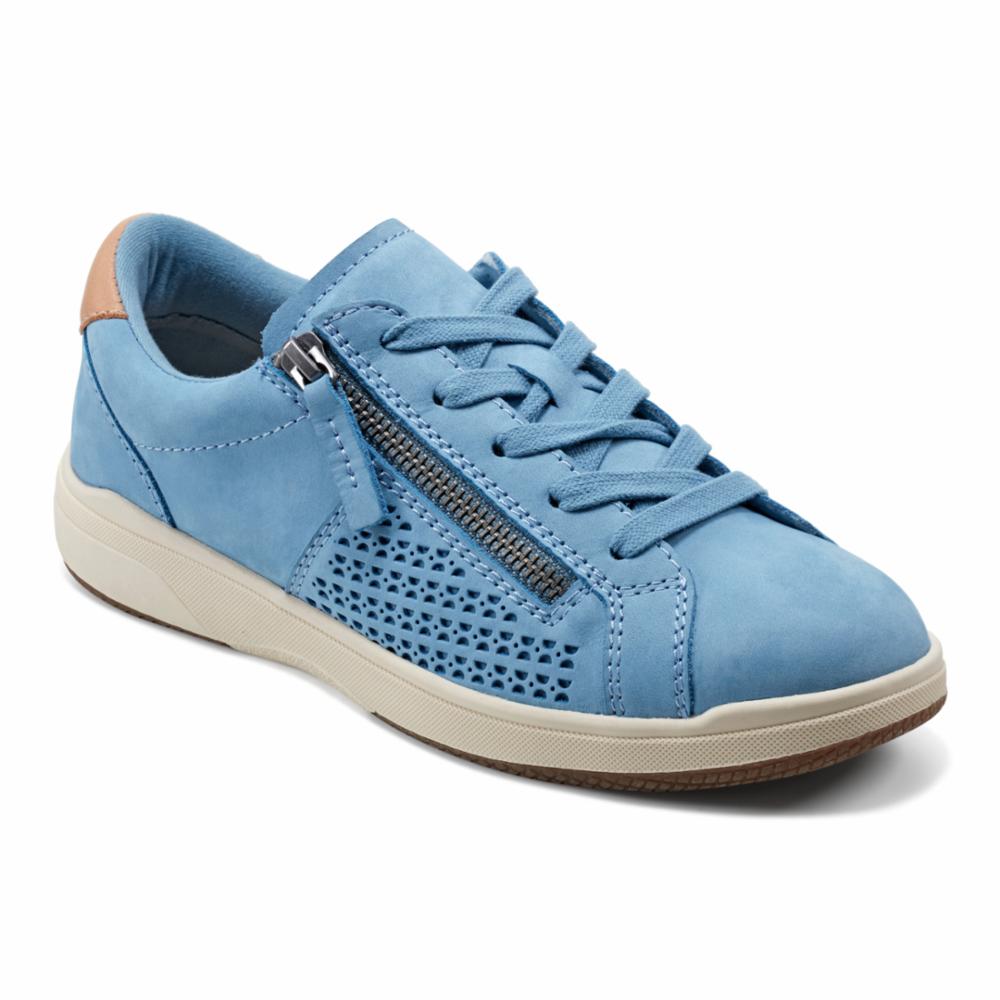 Earth Women's Netta Blue M - Comfortable & Stylish Casual Dress for Everyday Wear, Office, and Outdoor Activities
