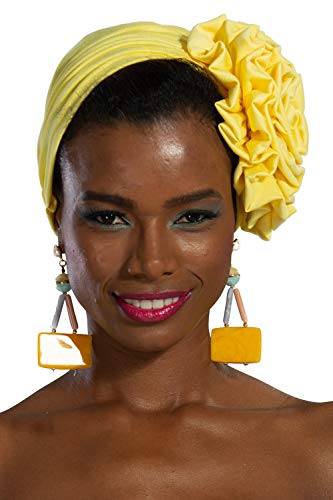 Stylish Cotton Turban Head Wrap for Women - Soft & Breathable Hair Scarf - Perfect for Yoga, Beach, or Everyday Fashion Accessory