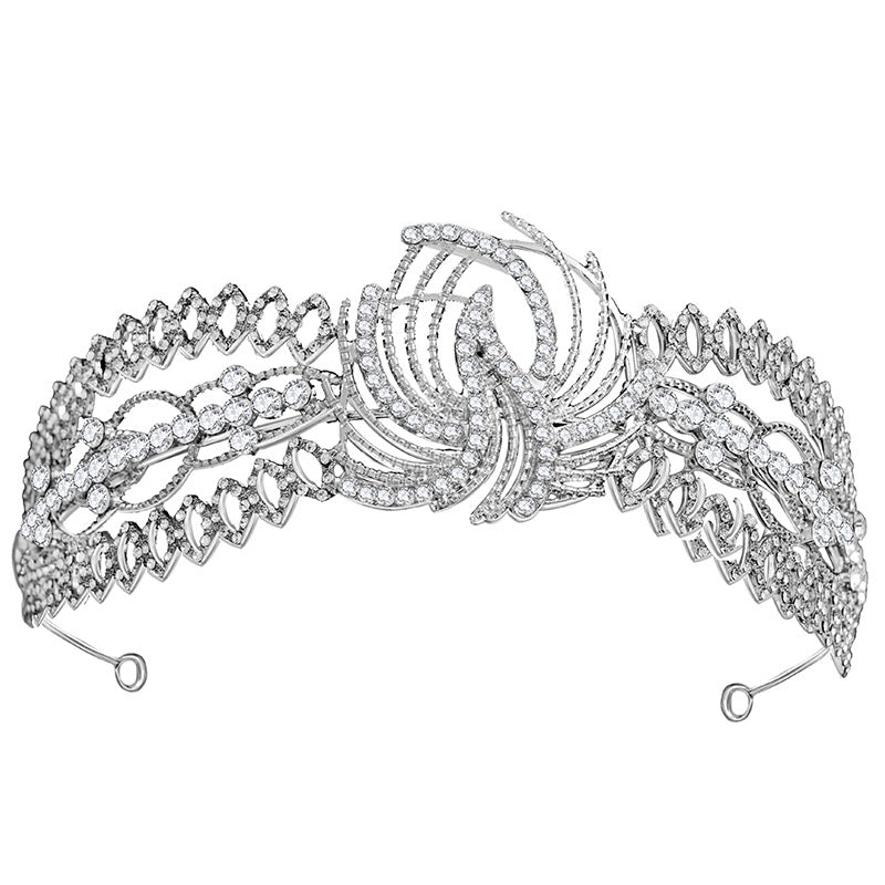 Sparkling Rhinestone Wedding Hairband for Brides - Elegant Crystal Headpiece for Bridal Party, Prom, and Special Occasions