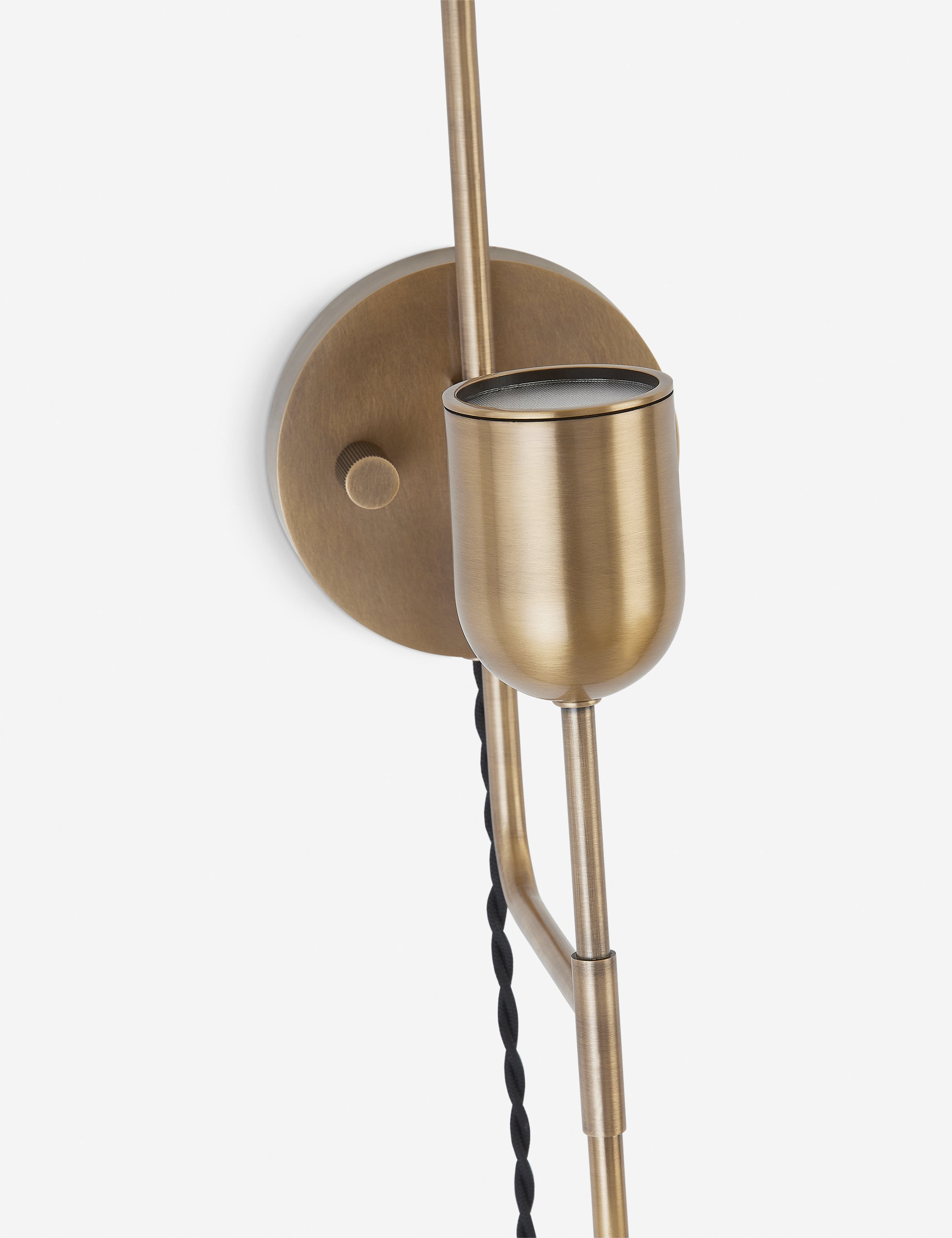 Eileen Plug In Wall Sconce - Modern Plug-in Light Fixture for Bedroom, Living Room & Hallway - Easy Installation No Wiring Needed