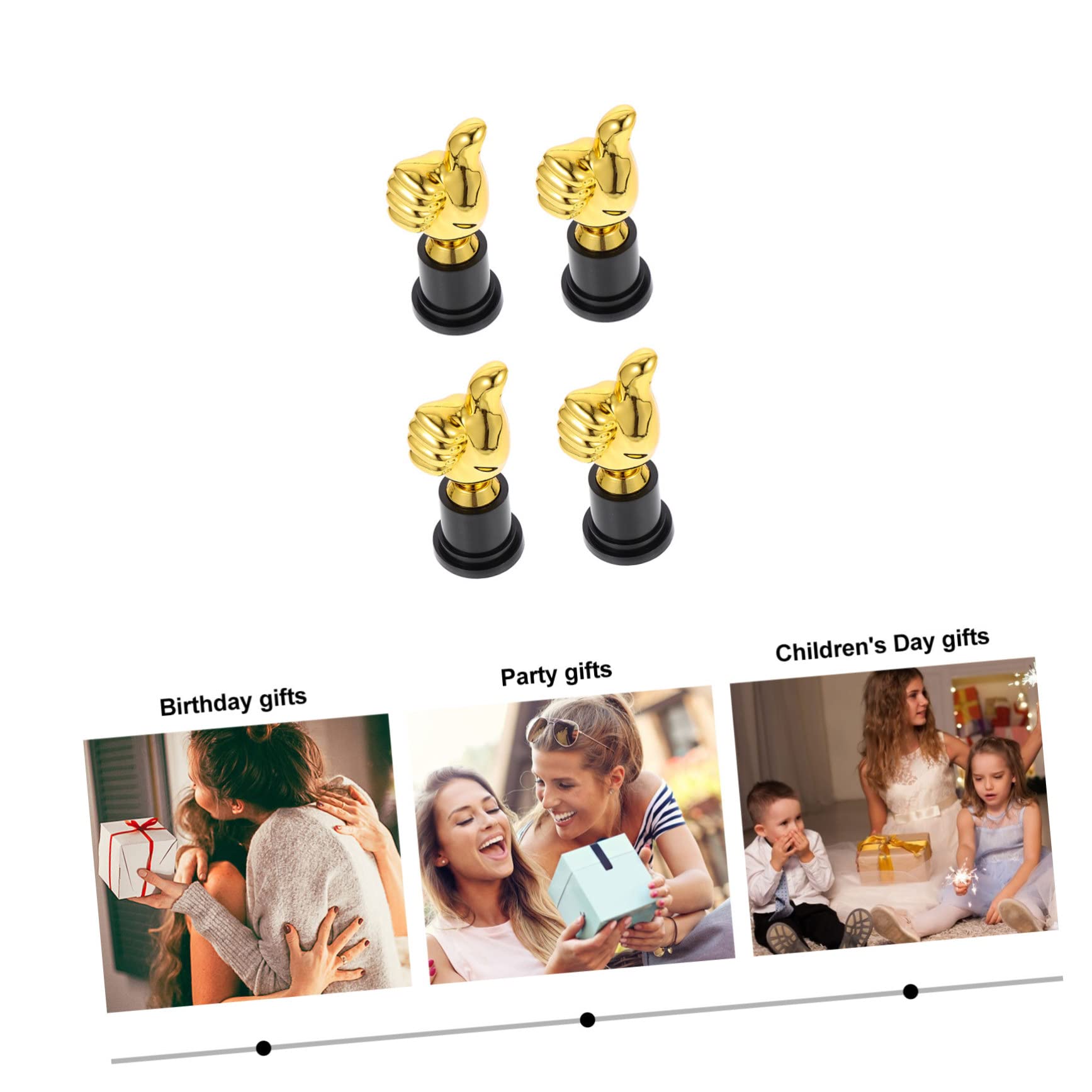 GANAZONO 28 Pcs Plastic Trophy Cups Set for Competitions, Awards, and Sports Prizes - Perfect for Soccer, Rugby, and Game Tournaments